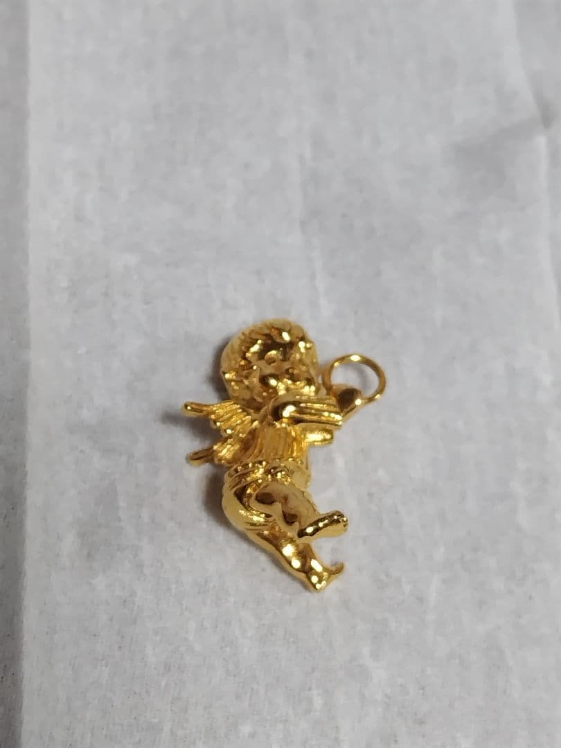 フランクリンミント 天使 24金電気メッキペンダント