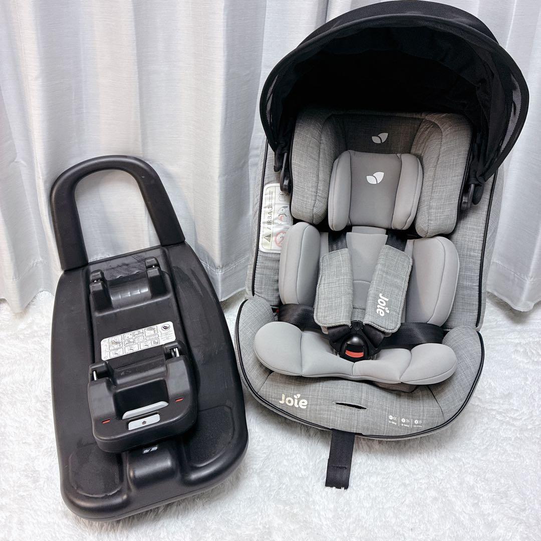 Joie チャイルドシート ステージスISOFIX キャノピー付 フォギーグレー