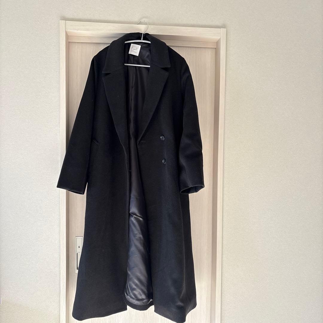 crewre ink BLACKチェスターコート