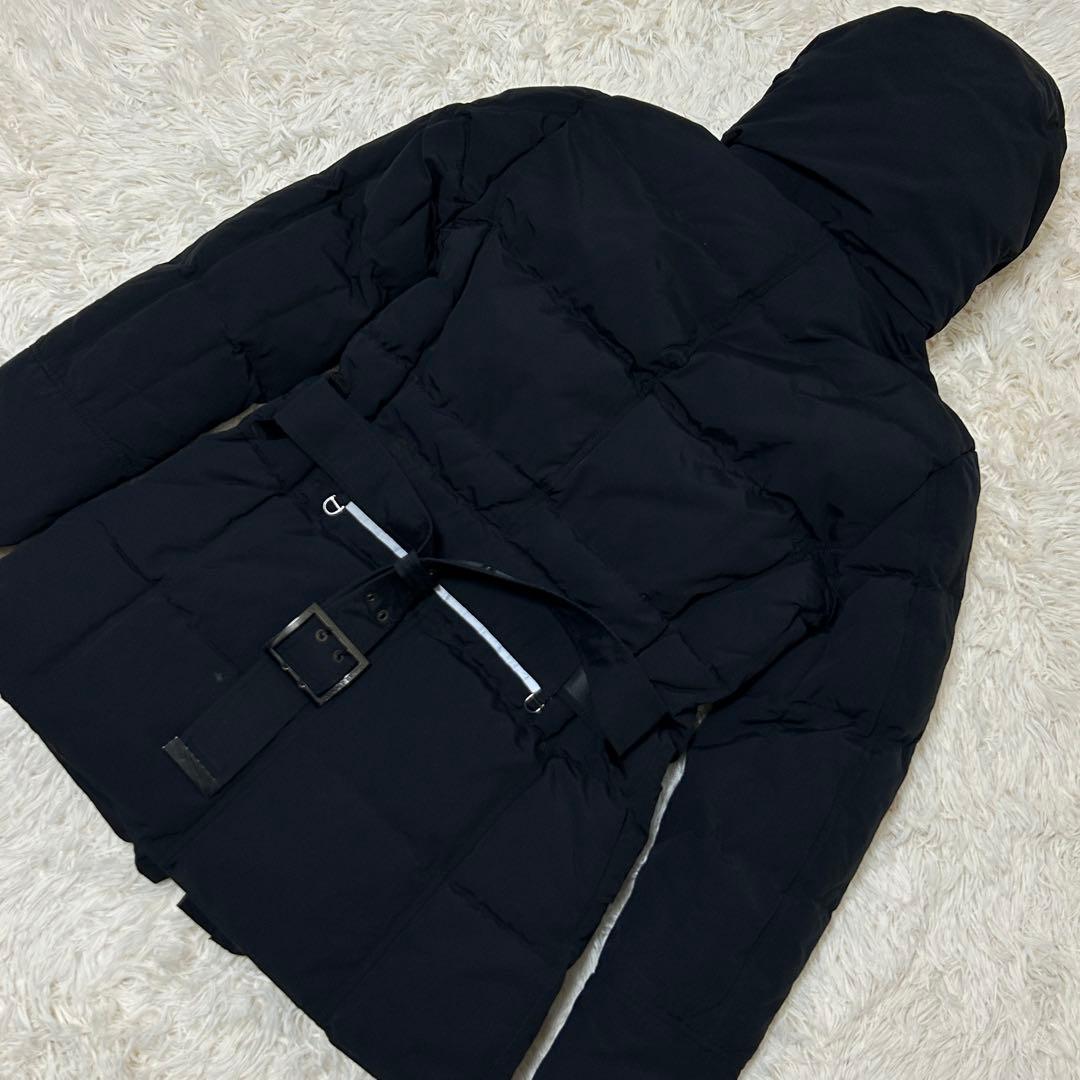 ピューテリー　PEUTEREY ブルゾン　ジャンパー　中綿　フード　ブラック　S