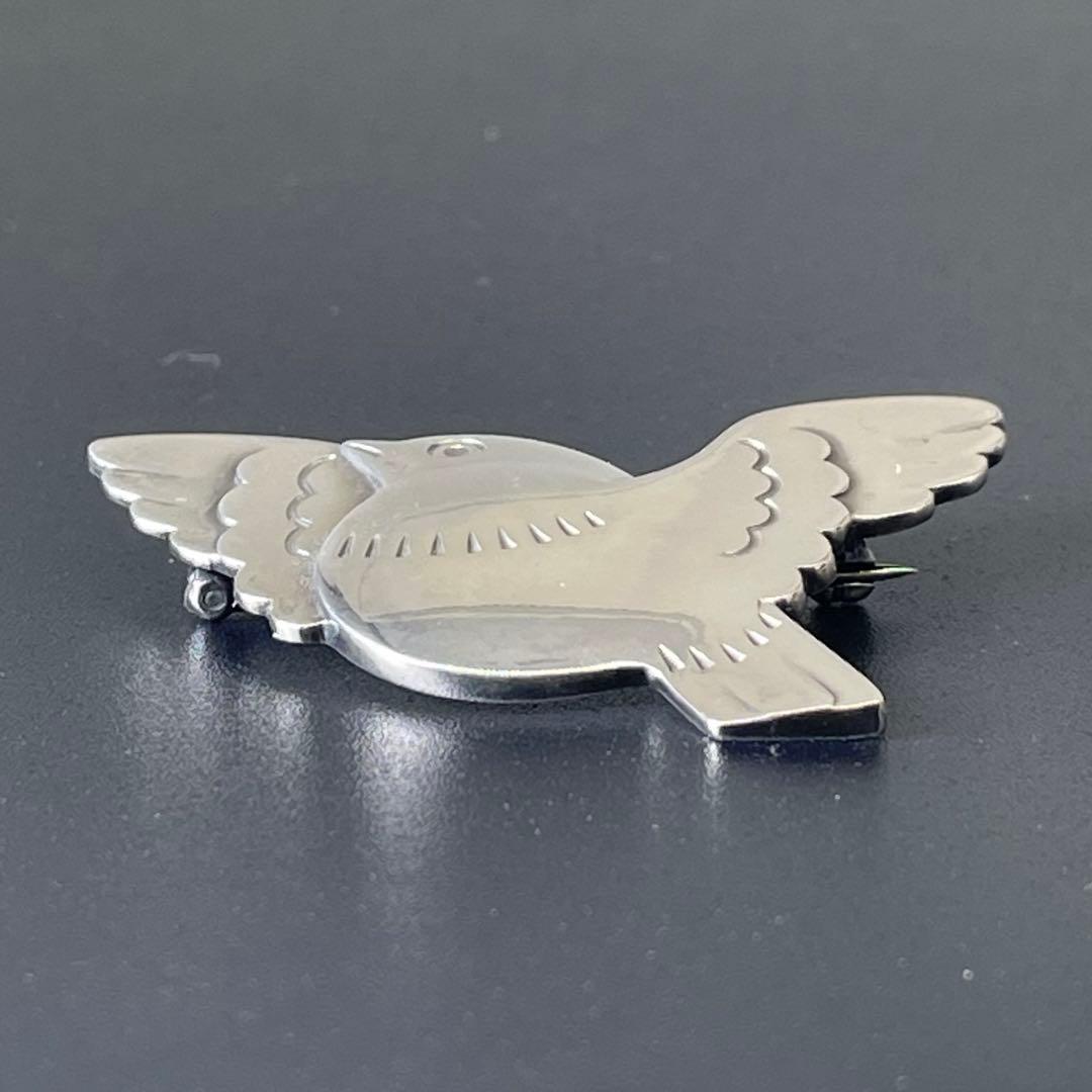 美品✨ジョージジェンセン ブローチ バード ハト #320 SV925 シルバー
