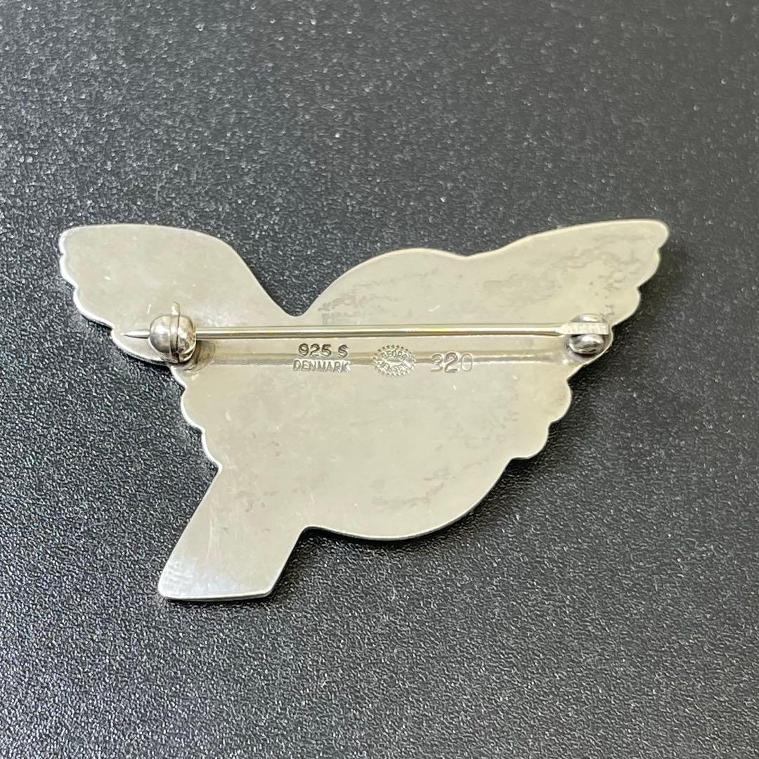 美品✨ジョージジェンセン ブローチ バード ハト #320 SV925 シルバー