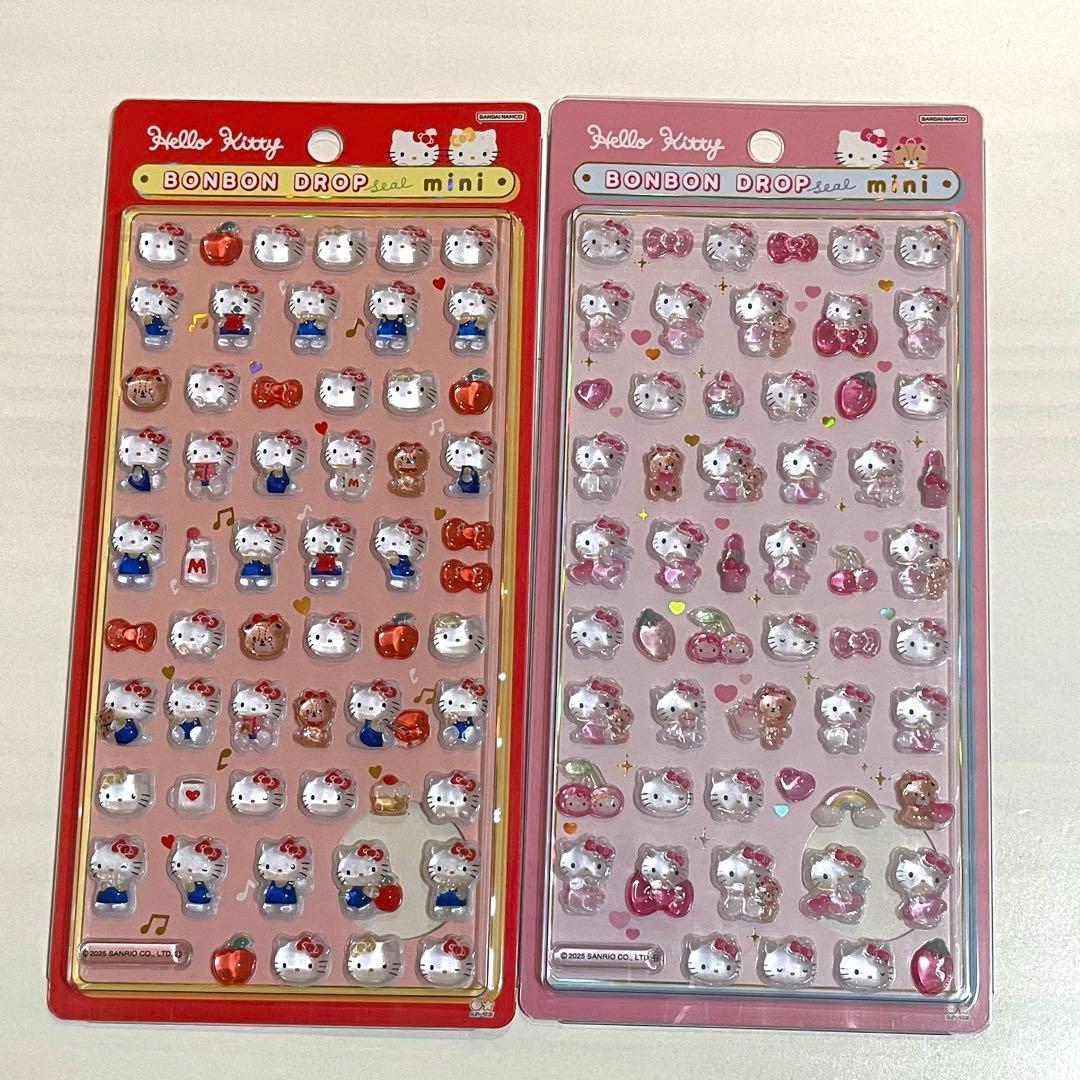 【新品・正規品】ボンボンドロップシールミニ サンリオ ８種セット