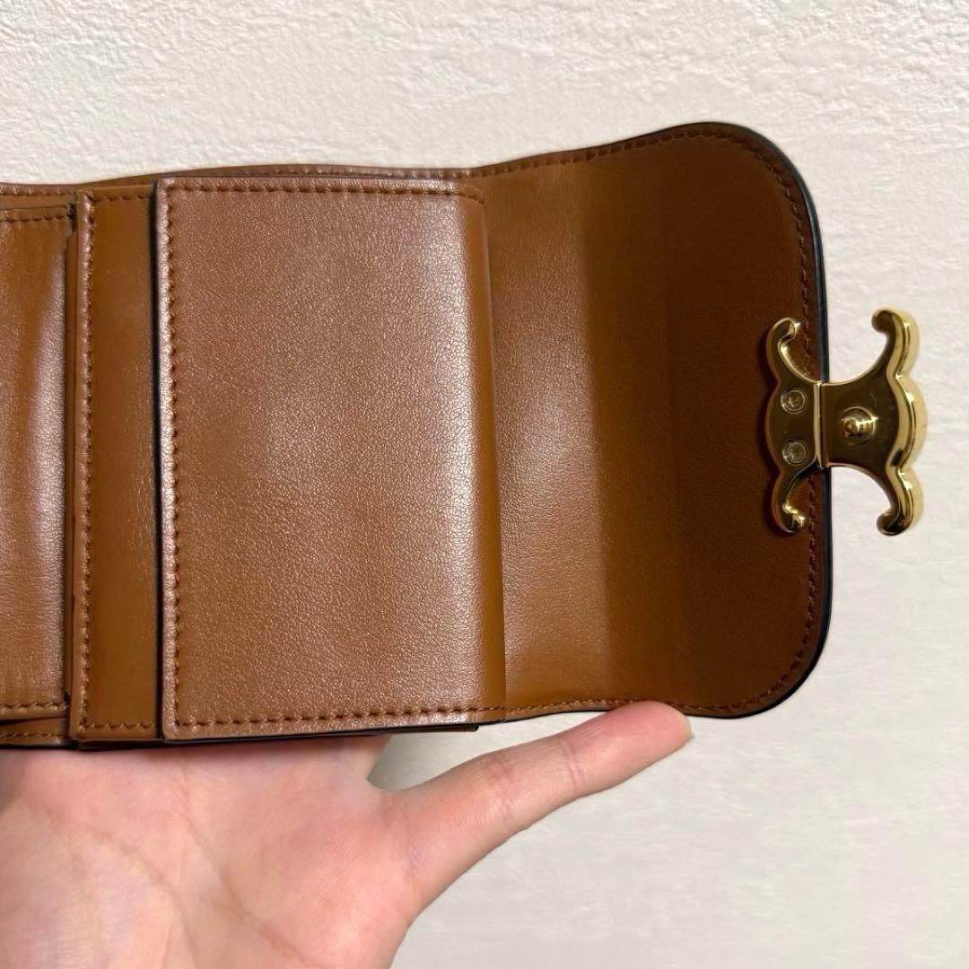 【美品】CELINE 三つ折り財布 トリオンフ