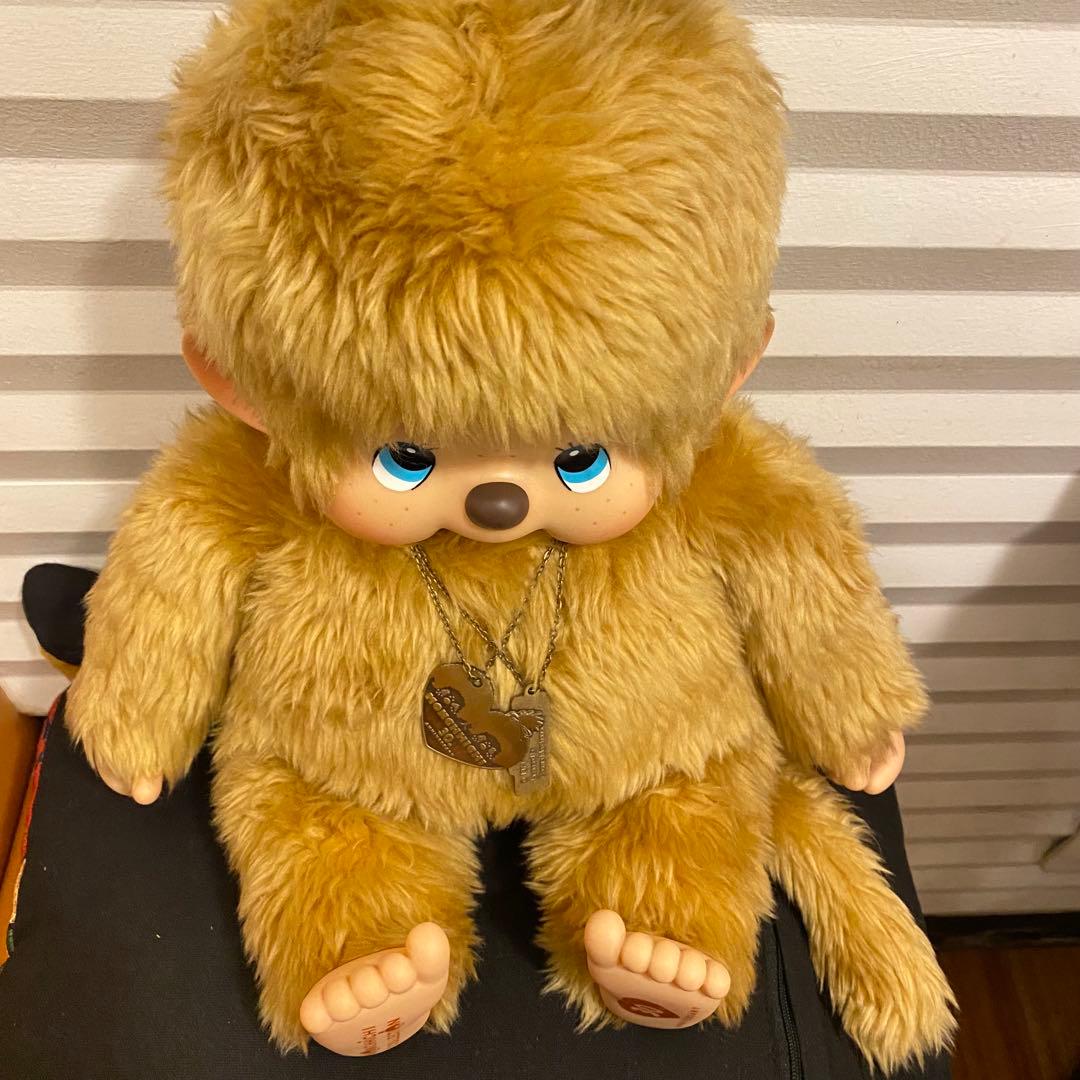 希少　モンチッチ ぬいぐるみ30周年 記念 Lゴールドanniversary