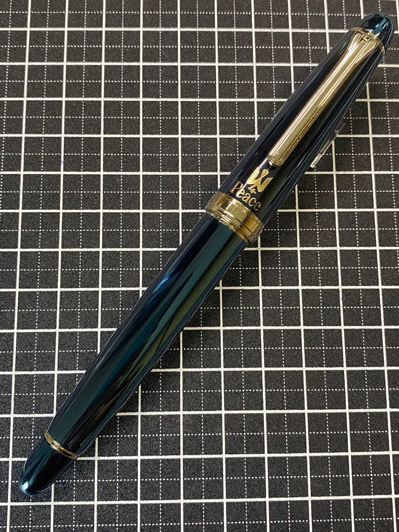 SAILOR PEACE Blue-Titanium 万年筆　字幅MF