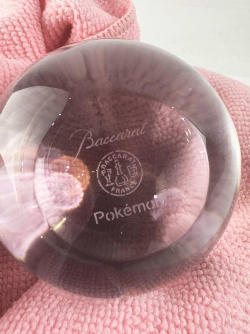 バカラ モンスターボール☆ポケモンコレクション クリスタルガラス フィギュリン