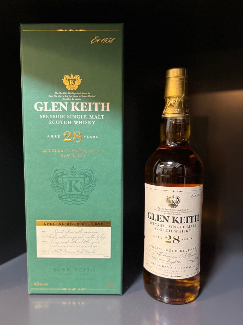 GLEN KEITH 28年 スコッチウイスキー 700ml