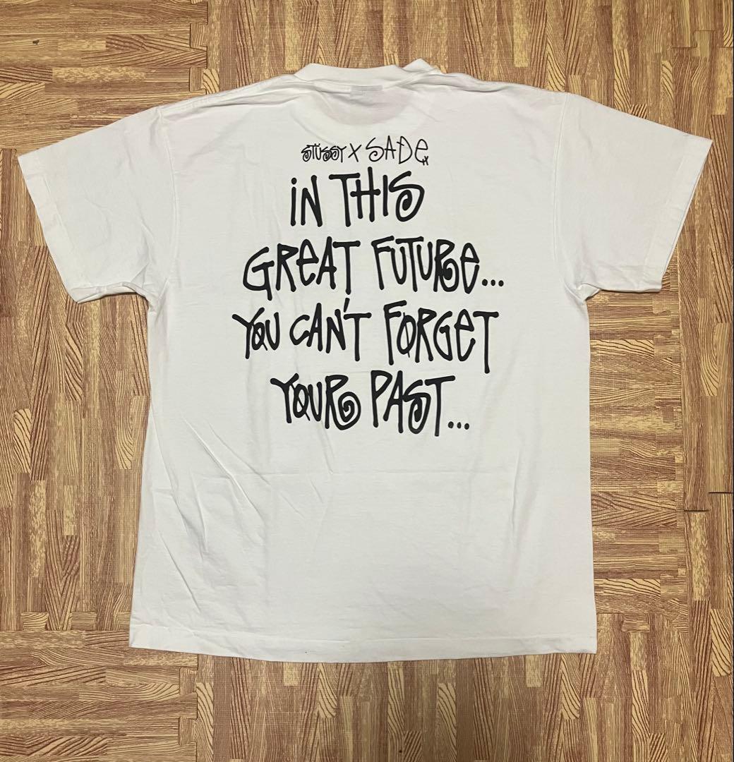 STUSSY × SADE Tシャツ 復刻 USA製 両面プリント XL