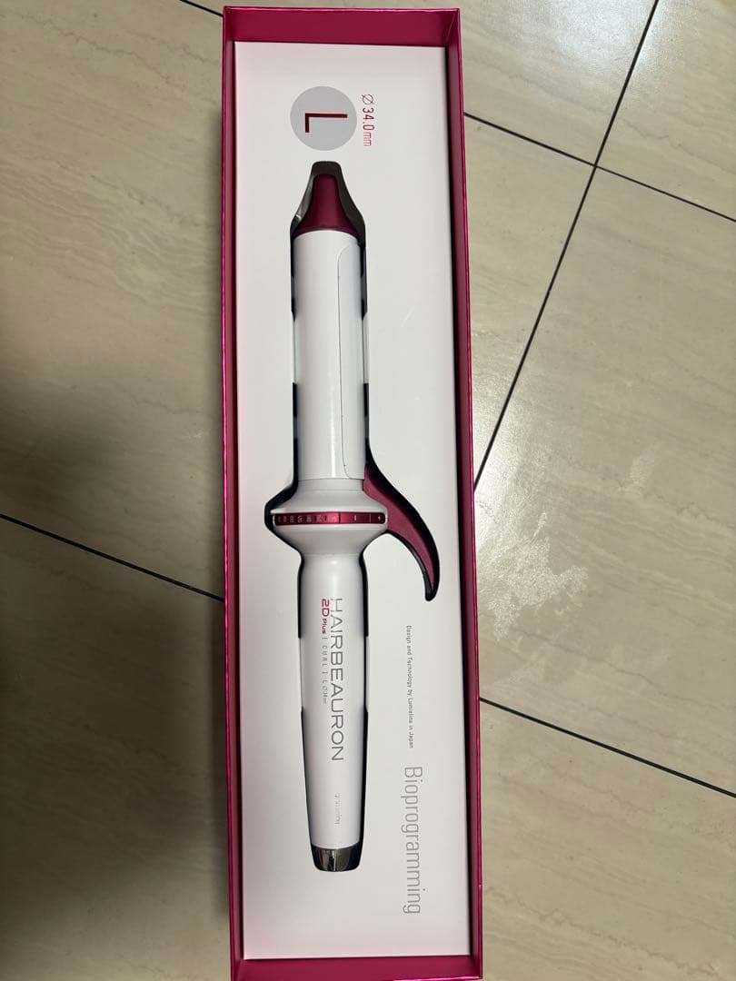 HAIRBEAURON 2D Plus カールヘアアイロン 34mm