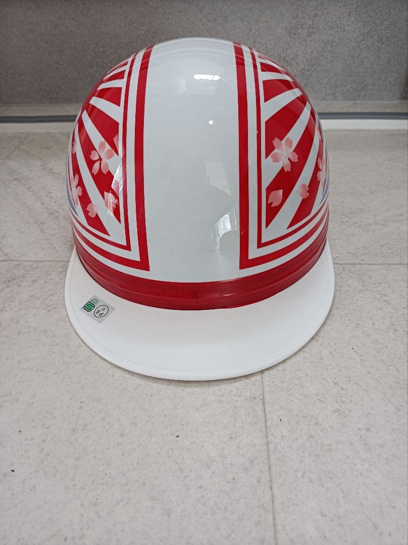 カスタムコルク半　白赤富士日章　富士青　桜花