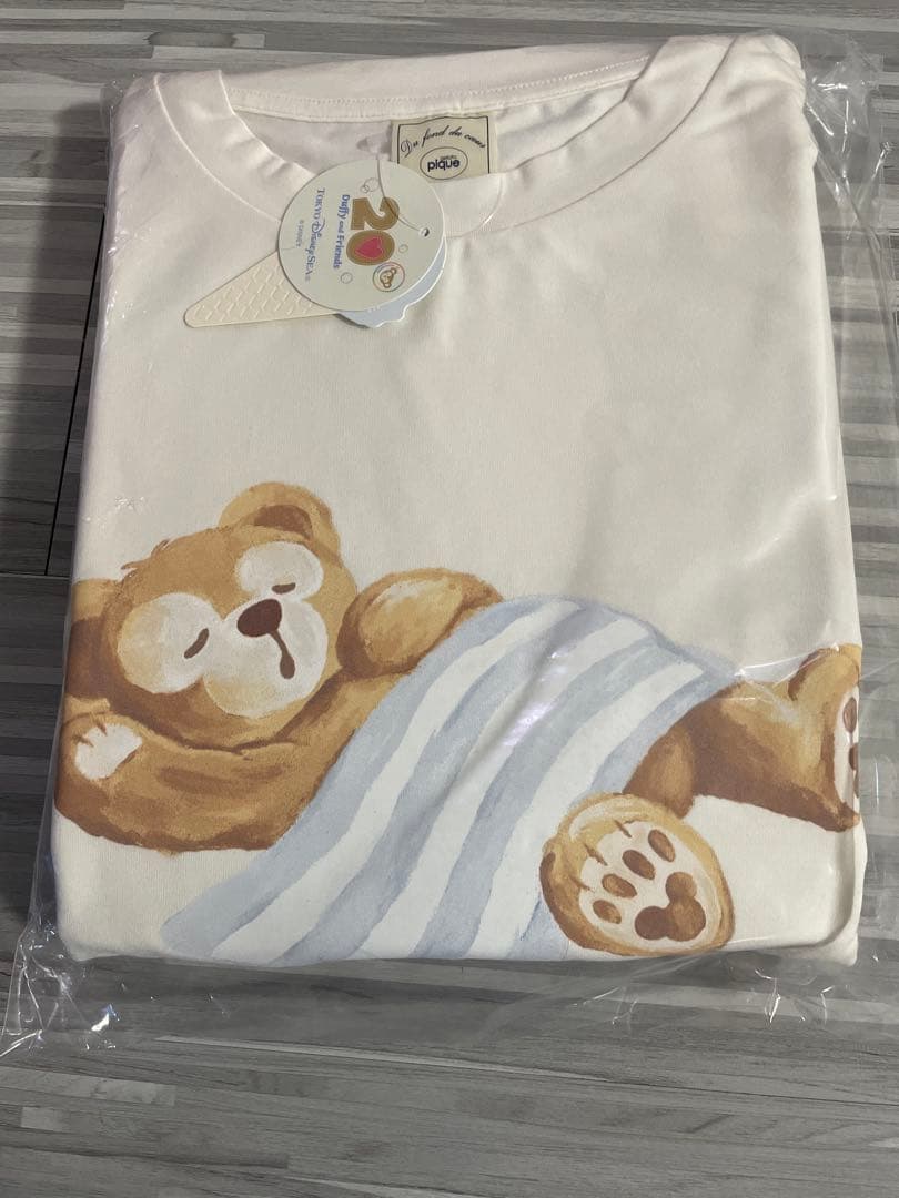 ダッフィー＆フレンズ20周年　ジェラートピケ　ルームウェア　長袖