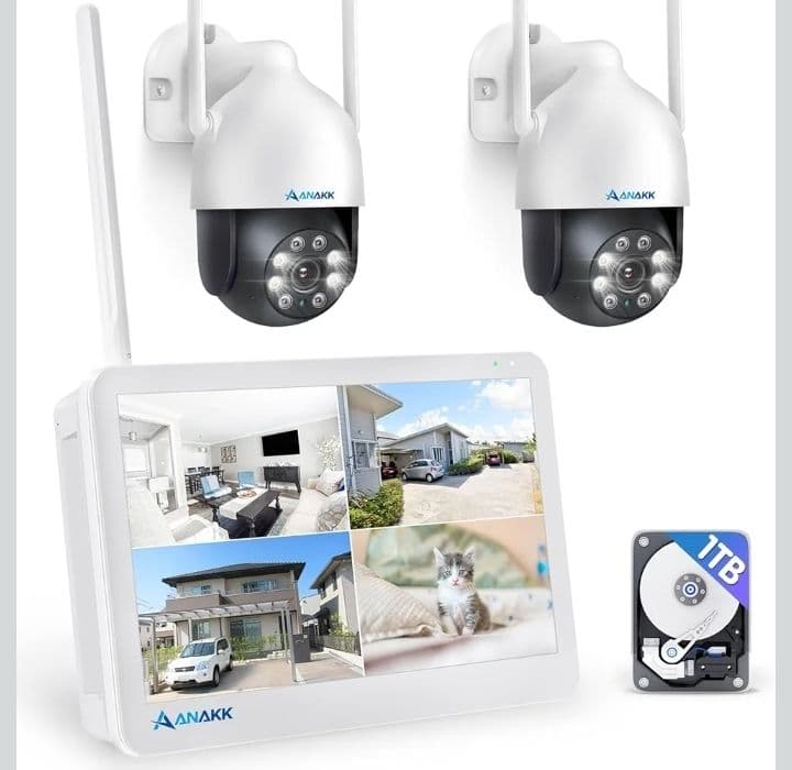 最安値★防犯カメラ ワイヤレス モニター付き 2台セット ★新品未使用