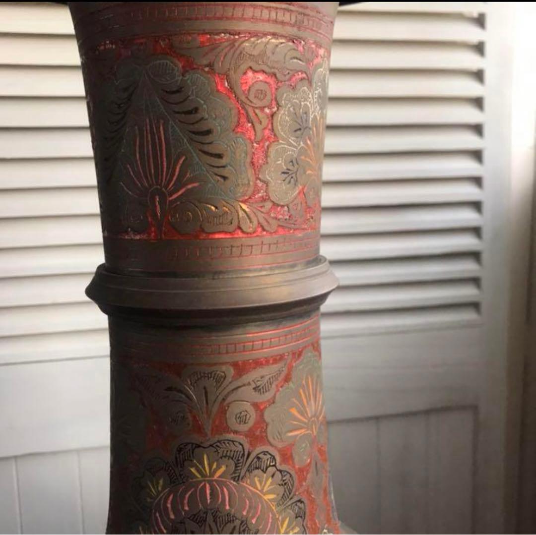 大壺　アジア　中近東　インド　エスニック 真鍮制