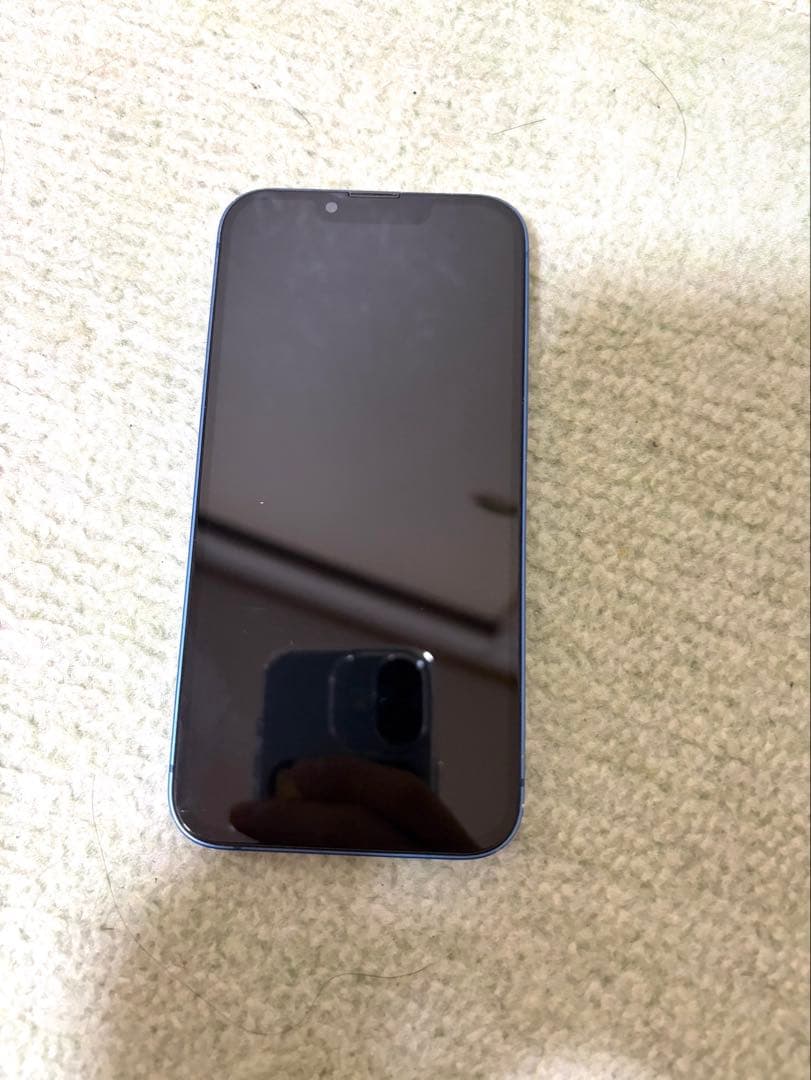 【美品】iPhone13本体 ブルー 128GB バッテリー91% SIMフリー