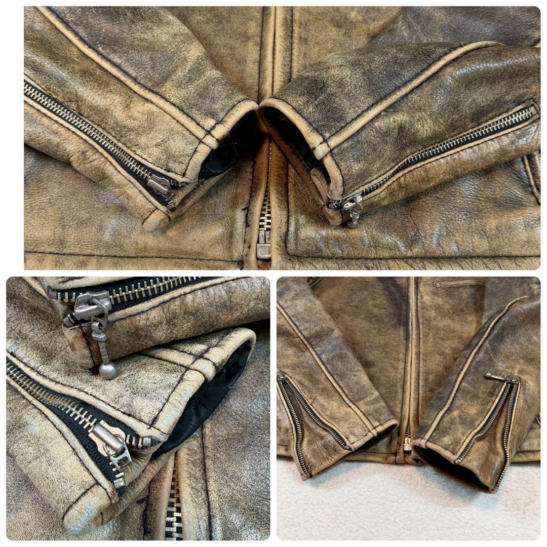 SIZE40 B-McCOY'S ライダースジャケット ステアハイド Lサイズ