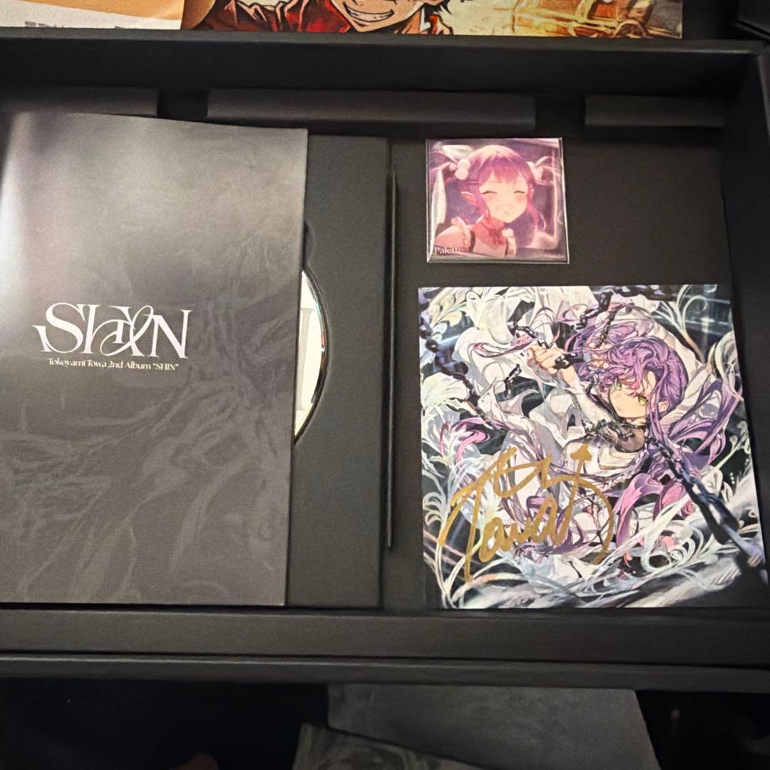 加*△様 常闇トワ 2nd Album『SHIN』　直筆サインアナザージャケット