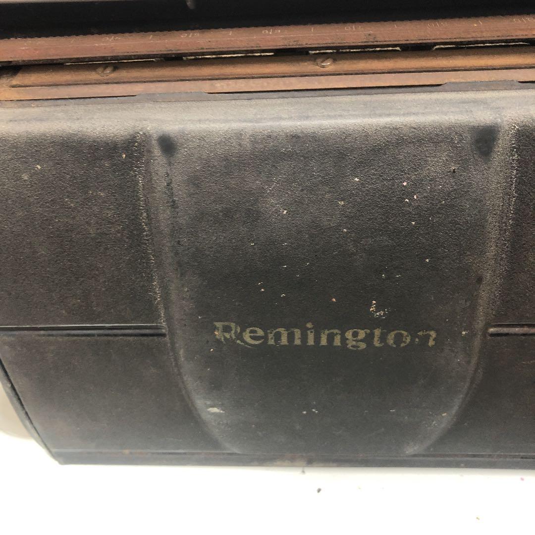 アメリカレミントン製タイプライター、ジャンク品アンティーク、レア、
