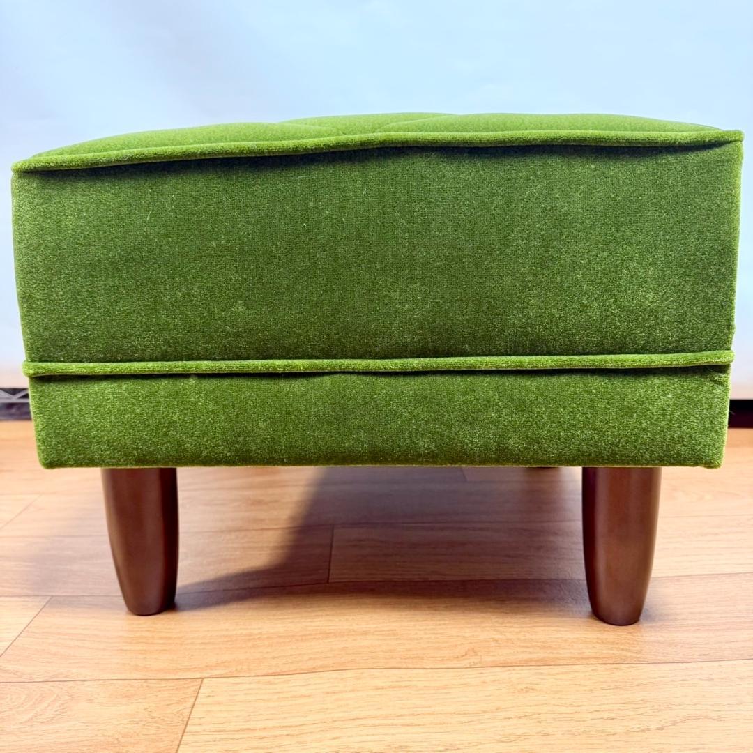 ☆未使用品 カリモク 60 オットマン モケットグリーン X36206QDK