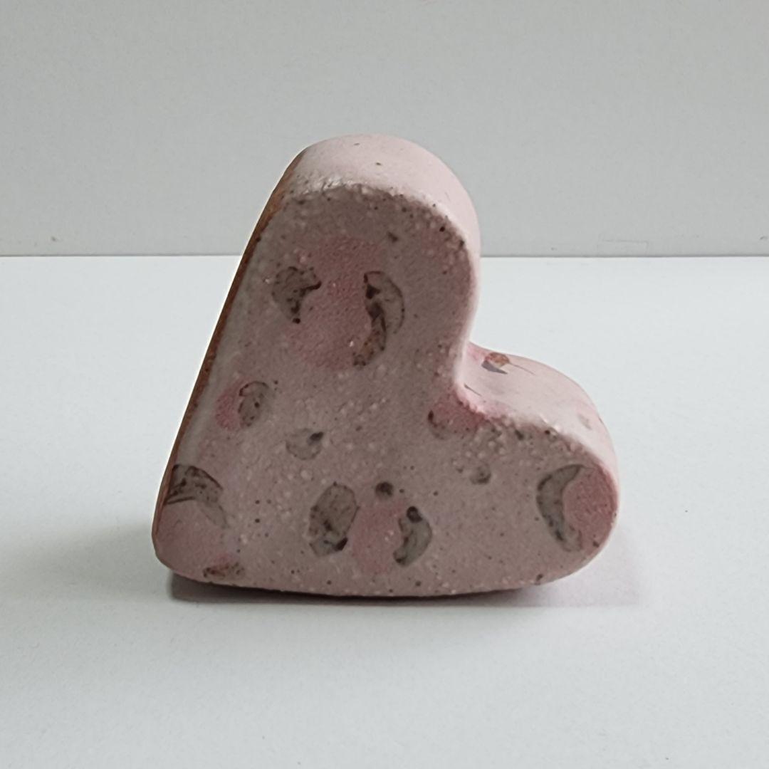 陶器 レオパード ピンクハート ヒョウ柄 インテリア アクアリウム 水槽飾り