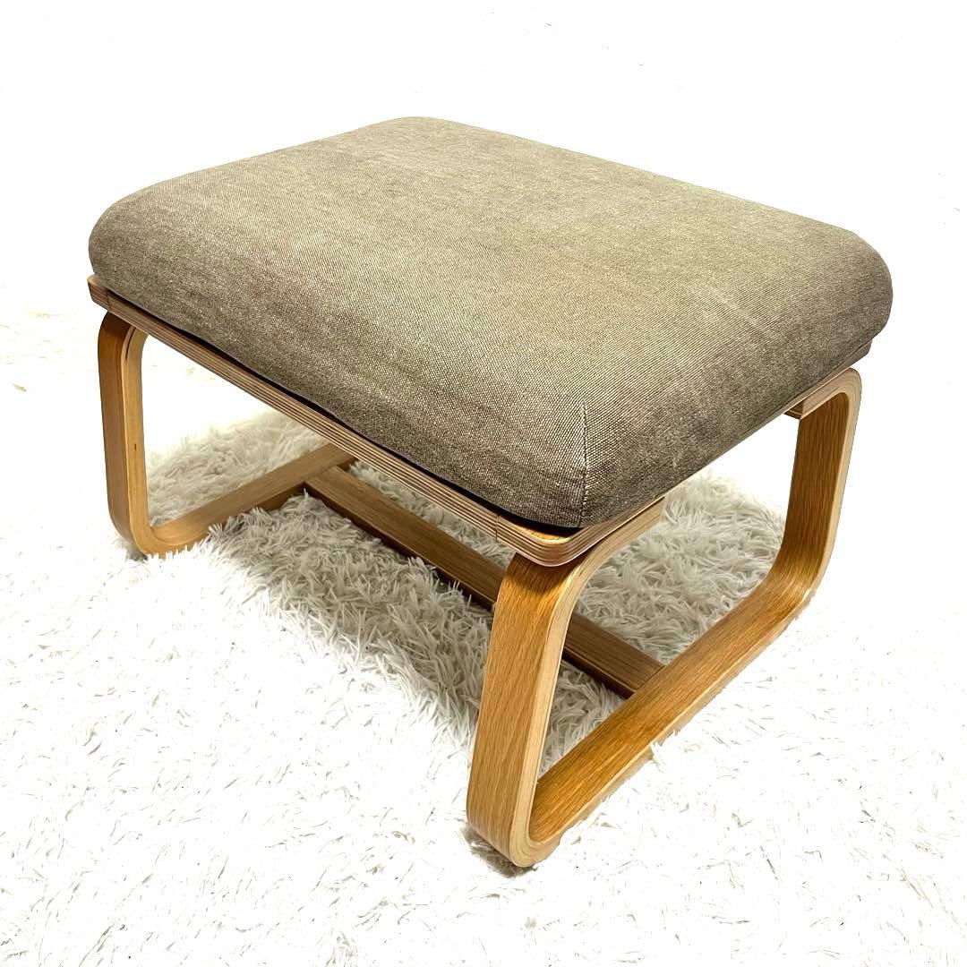 ② 無印良品 リビングでもダイニングでもつかえるベンチ・２・オーク材　オットマン