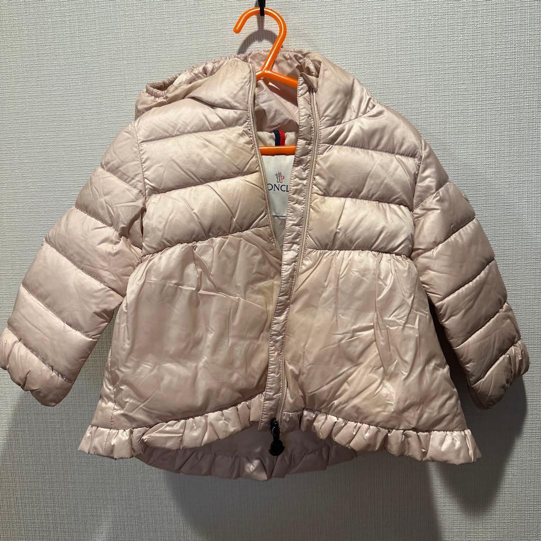 本日のみ値下げMONCLERダウンコート フリル付き　サイズ80cm