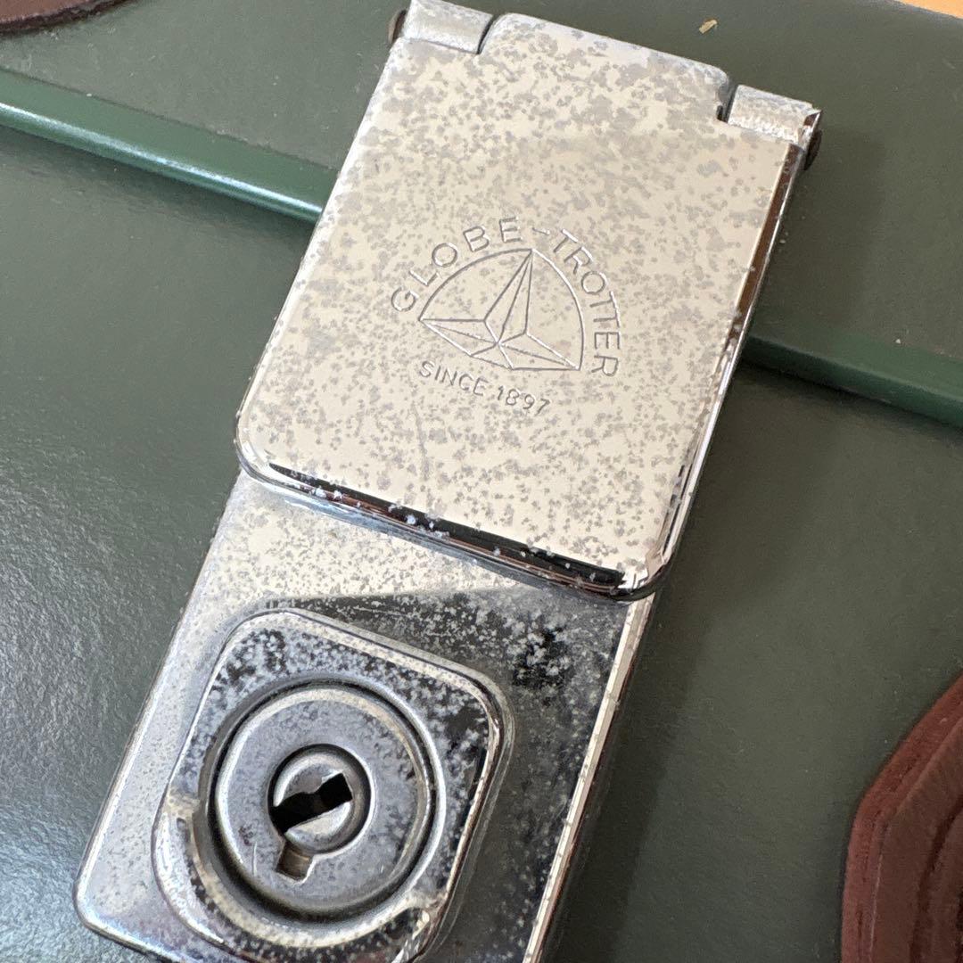 グローブトロッター　アタッシュケース　グリーン