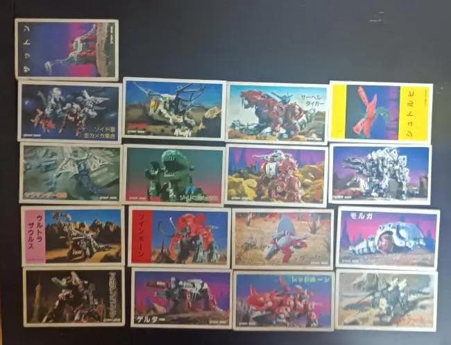 TOMY　ZOIDS　めんこ　31種117枚　menko　昭和レトロ