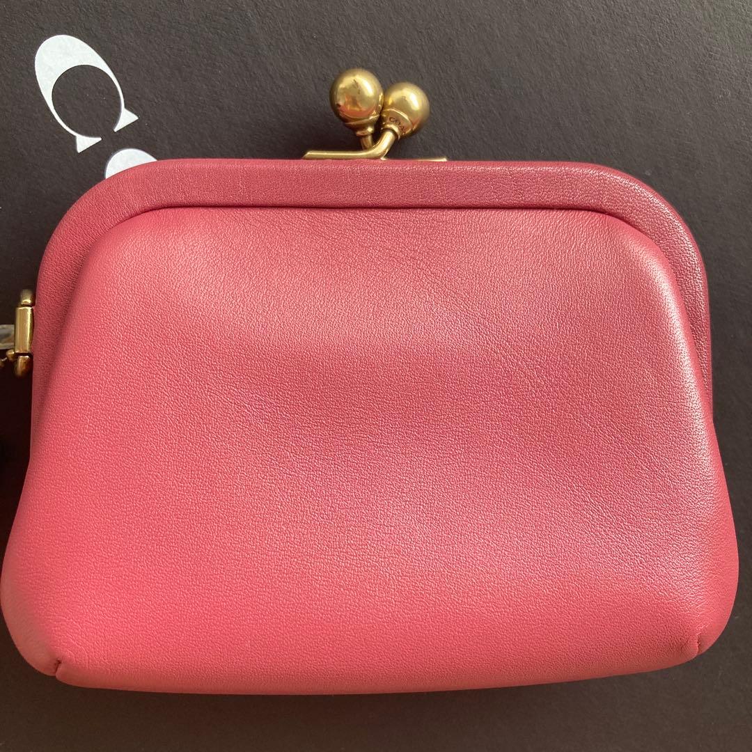 【美品】COACH コーチ　1941 がま口　キスロック　財布　カードケース