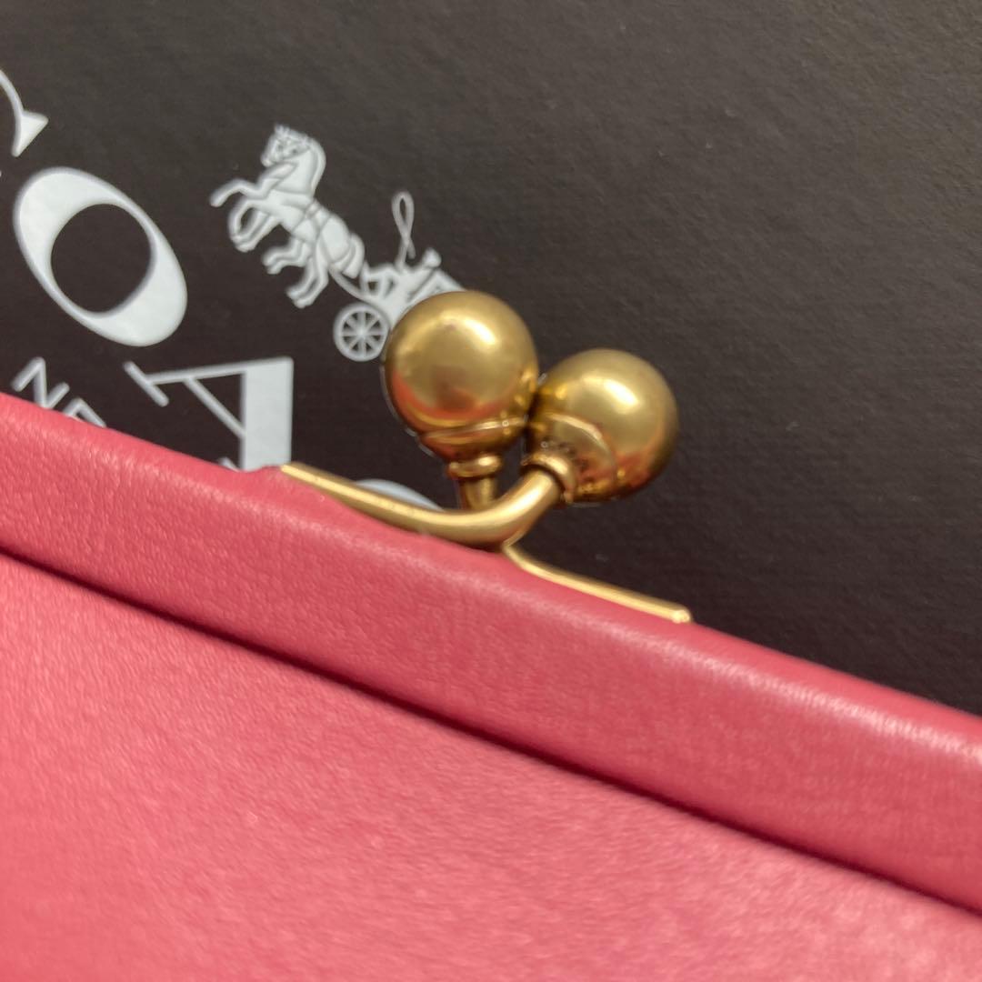 【美品】COACH コーチ　1941 がま口　キスロック　財布　カードケース