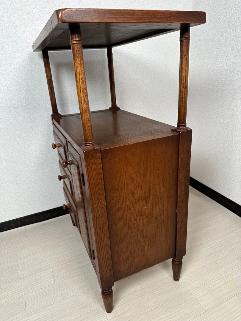 加藤木工 KATOMOKU クラシックコレクション ナラ材 電話台 ※i4※