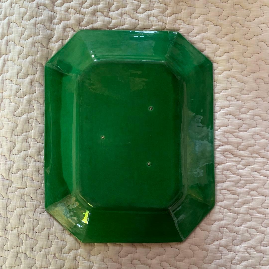 珉平焼　無地　額皿　柄なし