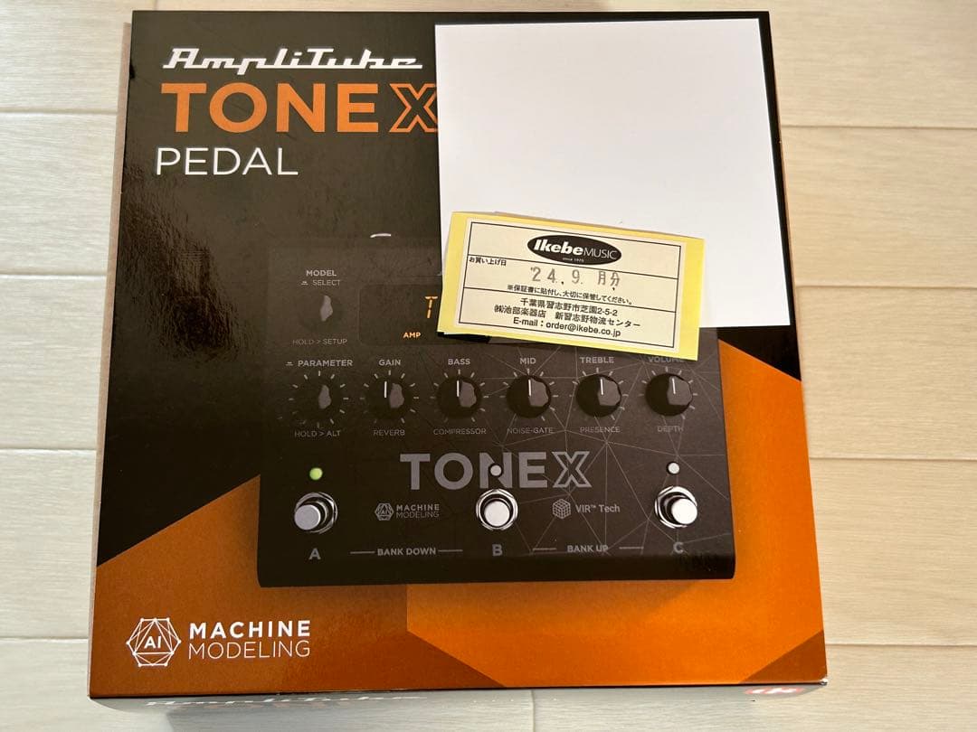 新品同様　IK Multimedia TONEX Pedal 最新バージョン