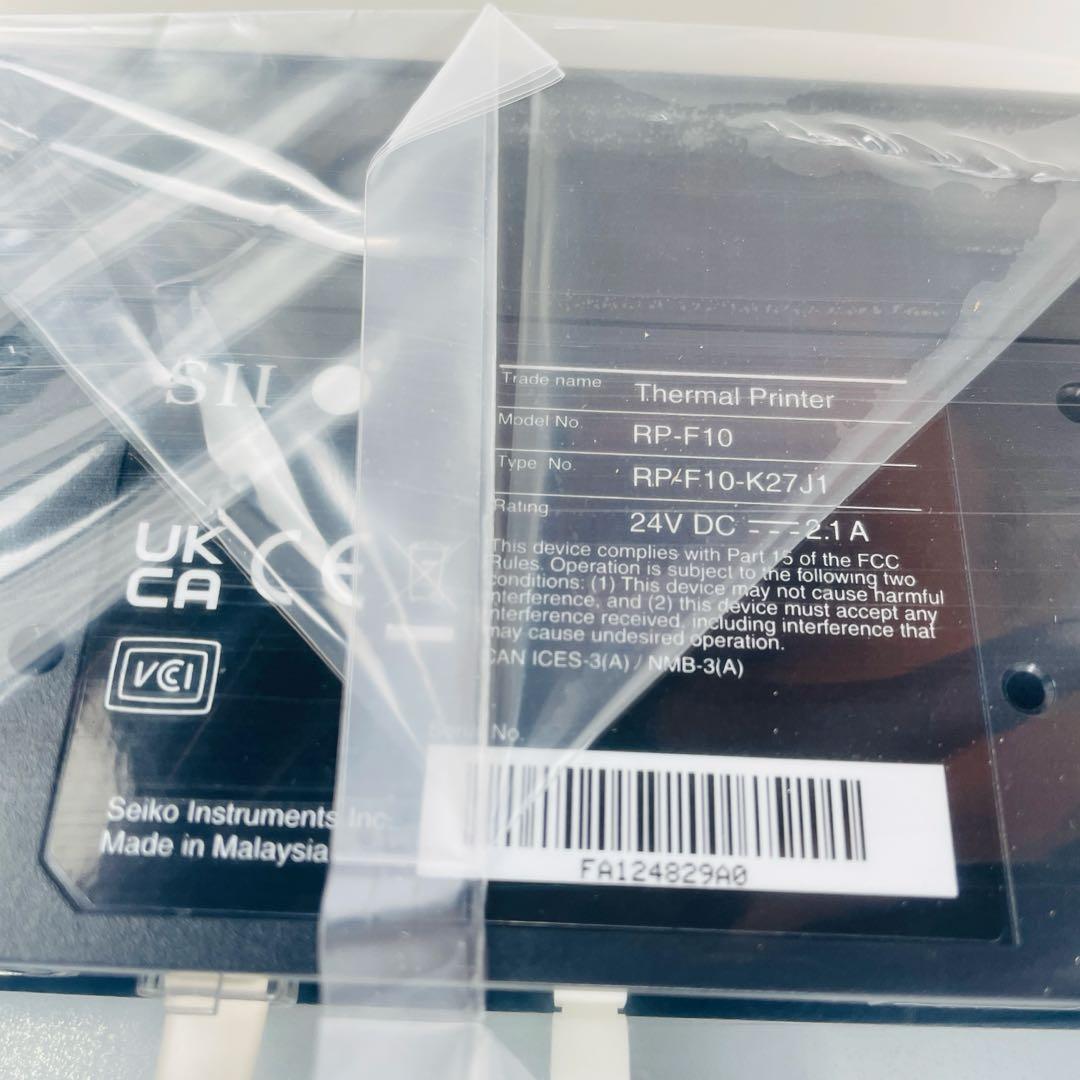 【未使用】SII RP-F10-K27J1-3 ブラック 据え置き型 プリンター