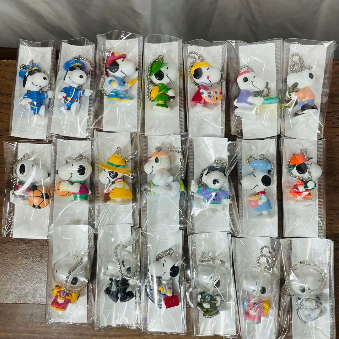 【レア】スヌーピー チェーンキーホルダー マスコット 20種セット（21個）