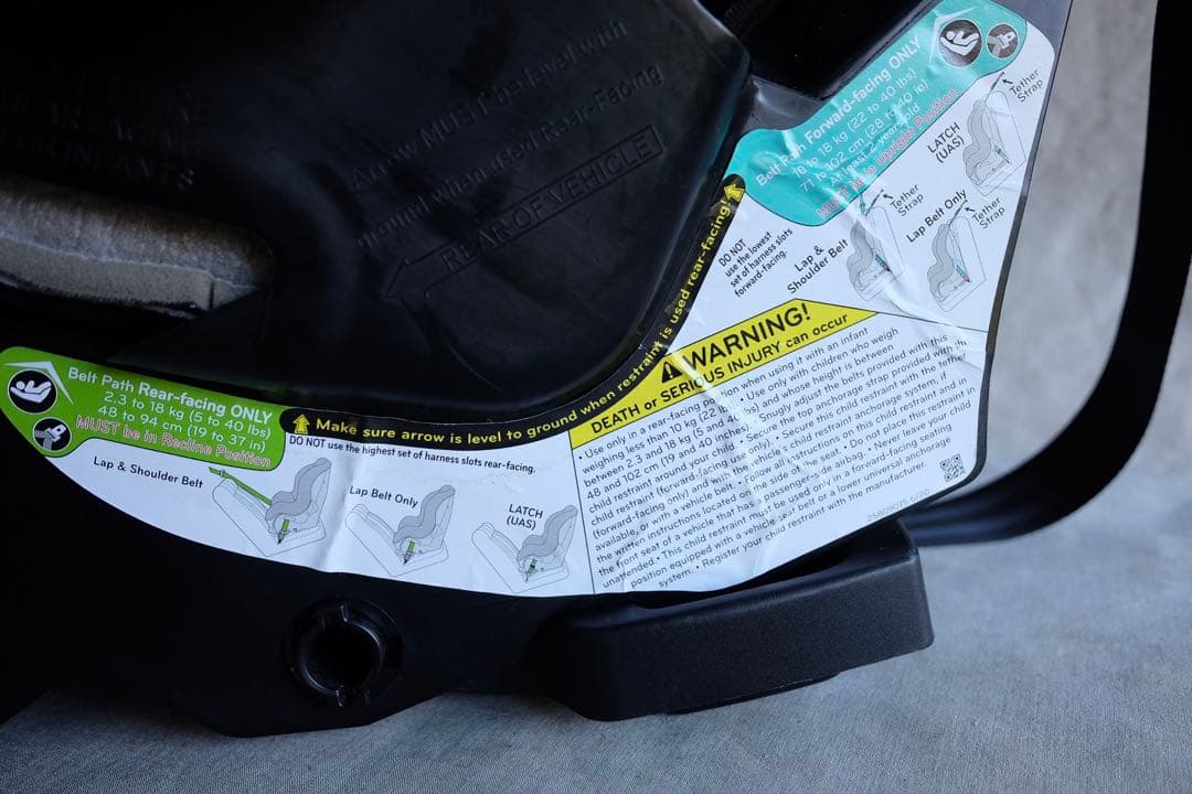 2点式　3点式　evenflo チャイルドシート イーブンフロー