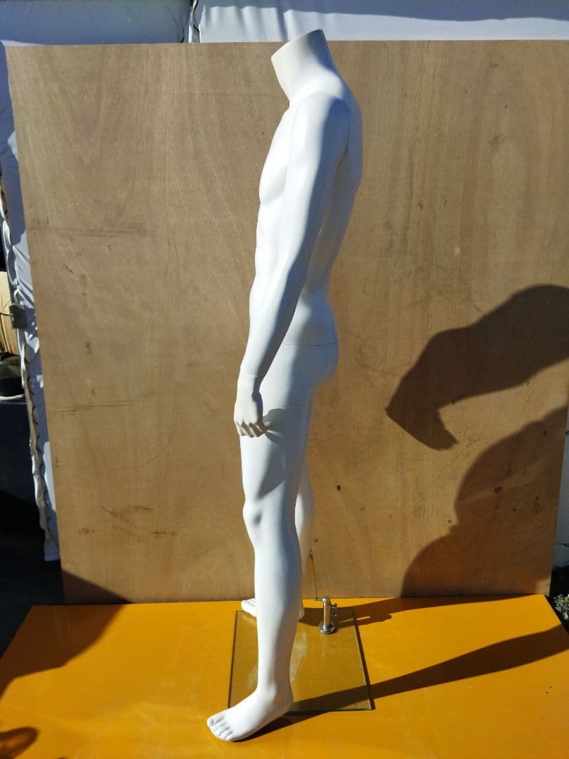 男性用マネキン トルソー 約50×43×H170cm　人形　等身大