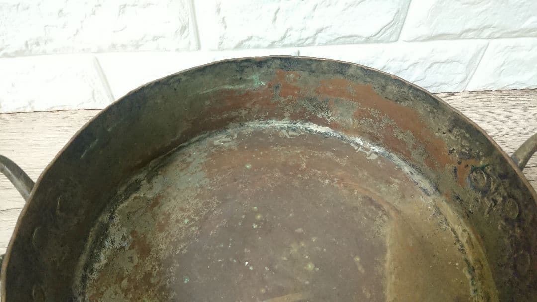 超稀少 帝国 ホテル 銅鍋 業務用 アンティーク 骨董 刻印 入り