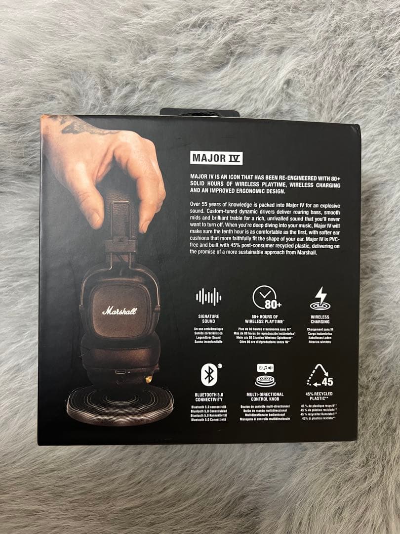 Marshall Major IV ワイヤレスヘッドフォン