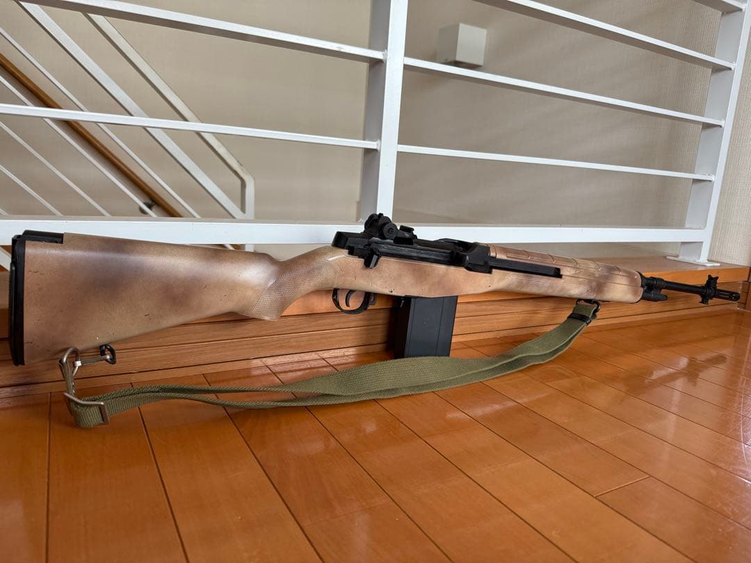 東京マルイ M14 ODストック ライフル 電動ガン デザートカモ 塗装品