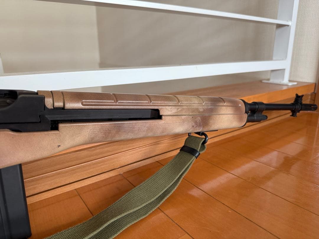 東京マルイ M14 ODストック ライフル 電動ガン デザートカモ 塗装品