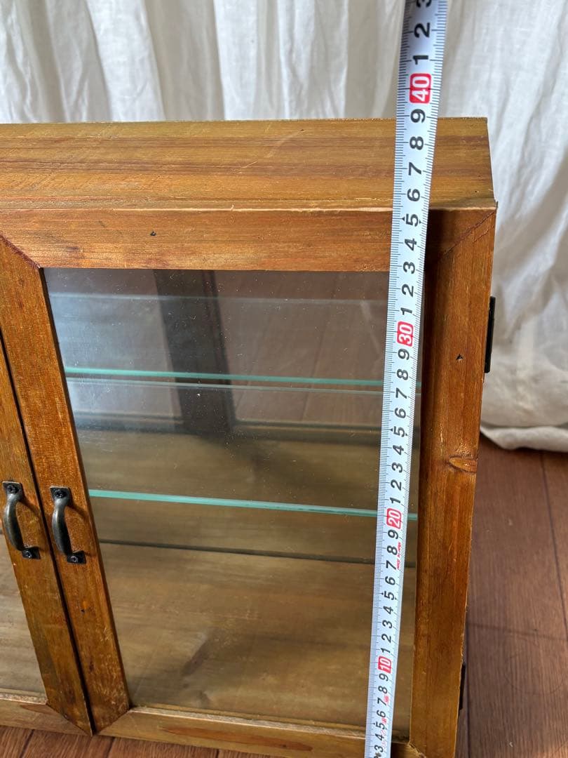 【処分価格10/26迄】ガラスコレクションケースアンティーク古道具ショーケース