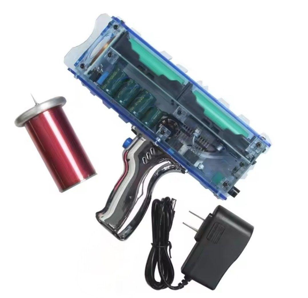 テスラコイル　ハンディタイプ　プラズマ放電　　プラズマ放電強弱　パルス変更