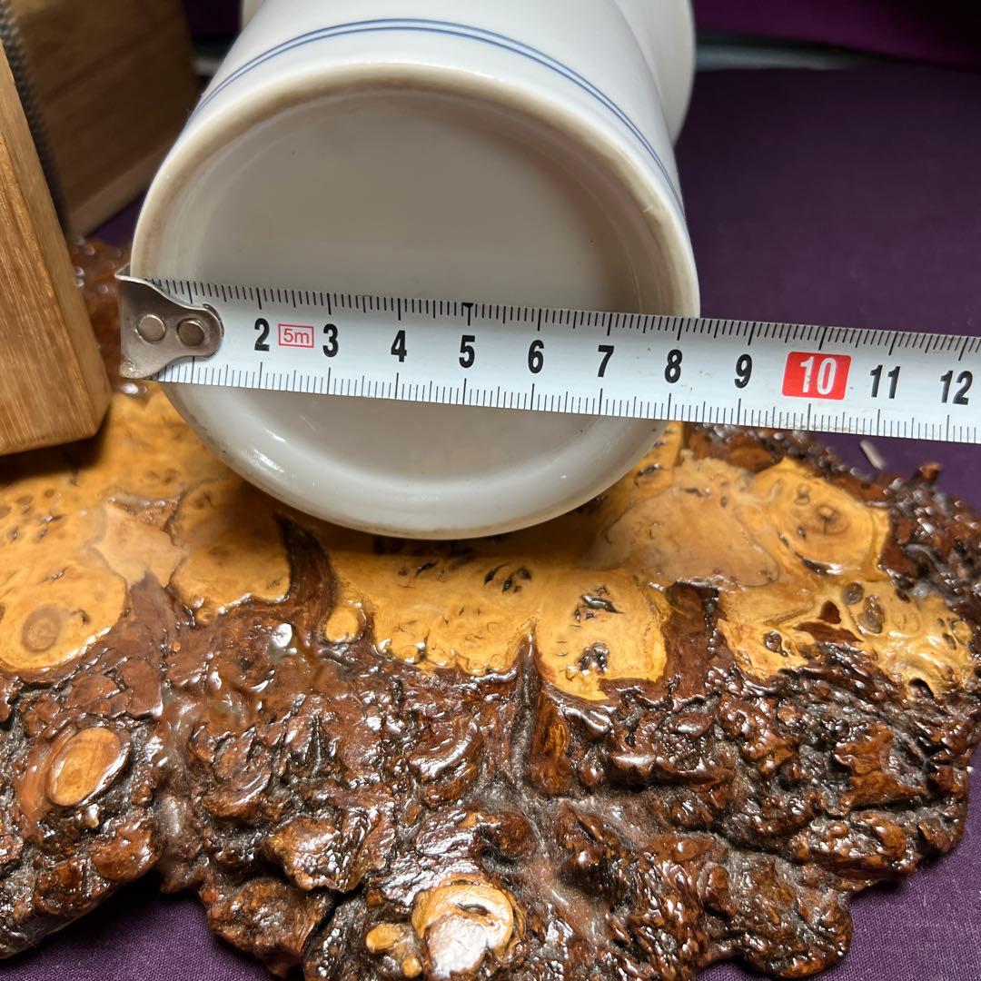 本人作14代坂井田柿右衛門濁し手　花鳥文　完品