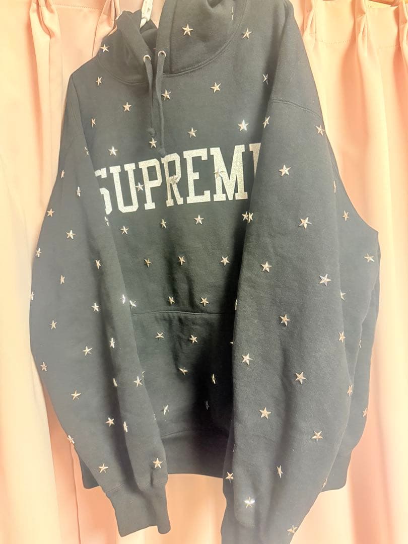 トップス SUPREME Stars Studded Hooded