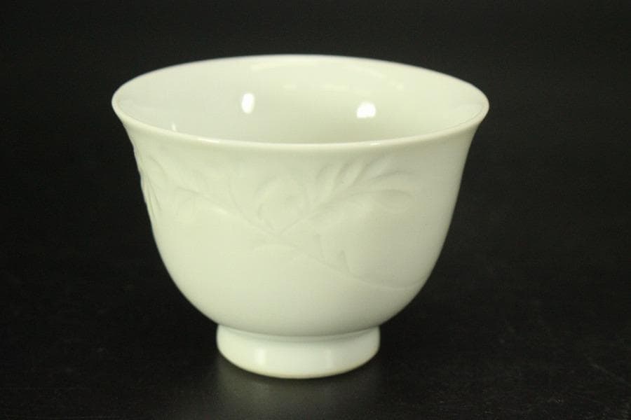 出石焼 煎茶器 宝瓶 湯冷 碗 共箱(メ1537)