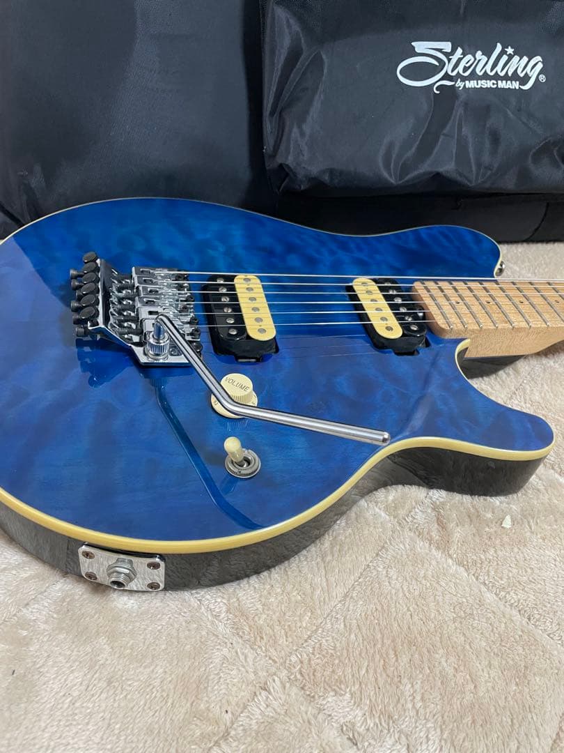 ギター Sterling by music man AX40 blue