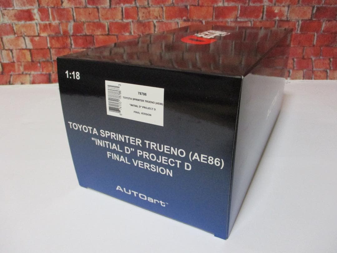 オートアート　スプリンター トレノ プロジェクトD　ファイナルバージョン