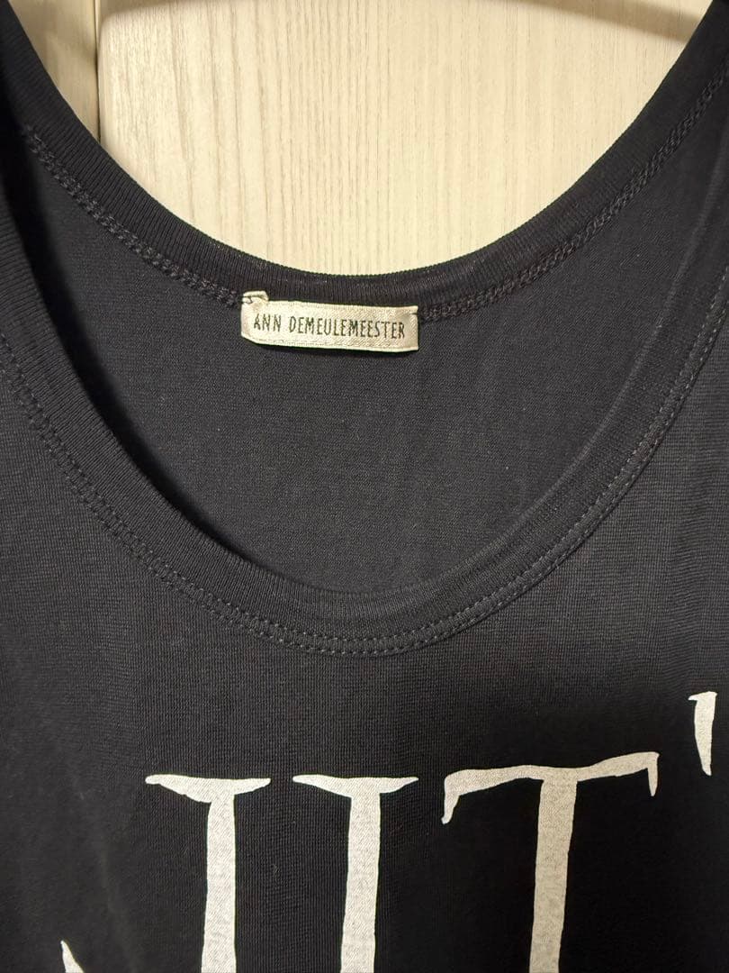 ANN DEMEULEMEESTER タンクトップ ブラック
