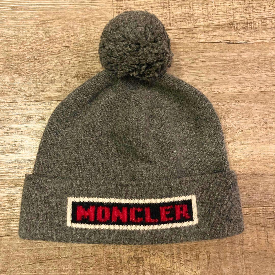 k*o様 【美品】【日本未入荷】モンクレール ニットキャップ グレー